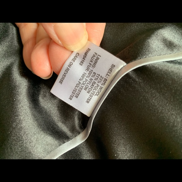 CALVIN KLEIN Wool blend Belted Coat - Picture 7 of 9